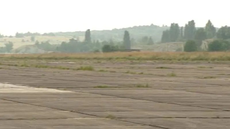 Plocha letiště Boží Dar v Milovicích