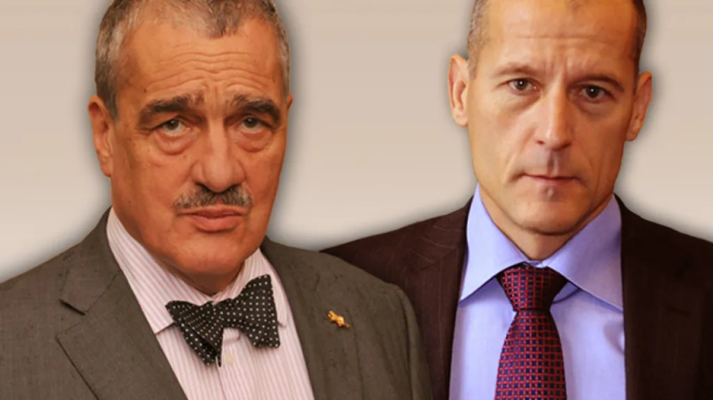 Karel Schwarzenberg a Zdeněk Tůma