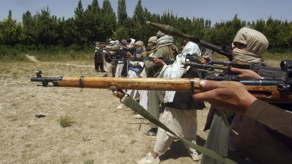 Bojovníci Talibanu. Ilustrační foto