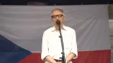 Projev herce Miloně Čepelky na demonstraci Milionu chvilek