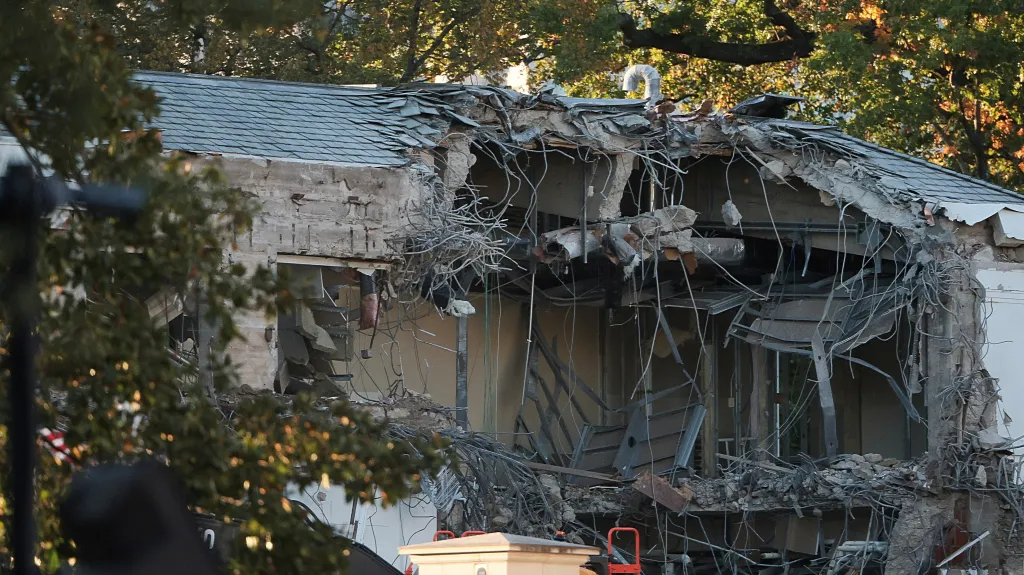 Demolice části Bílého domu