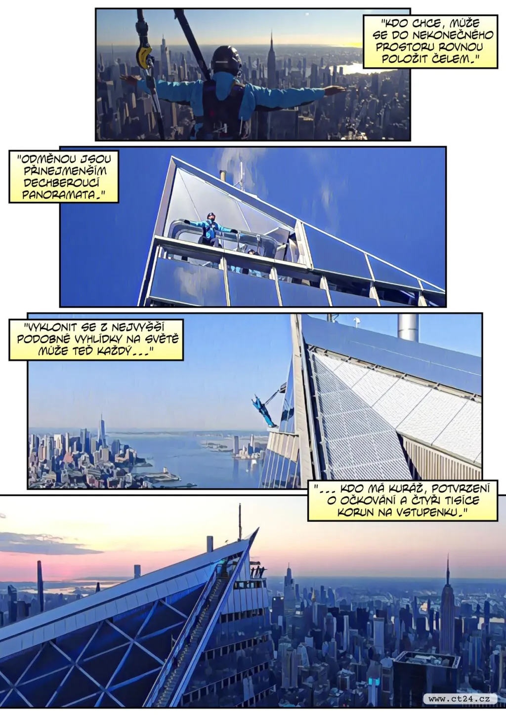 Slézání mrakodrapu