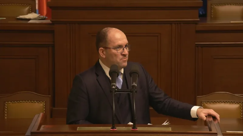 Předseda strany KDU-ČSL Marek Výborný