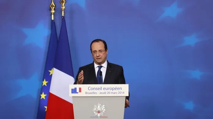 Francois Hollande na summitu EU