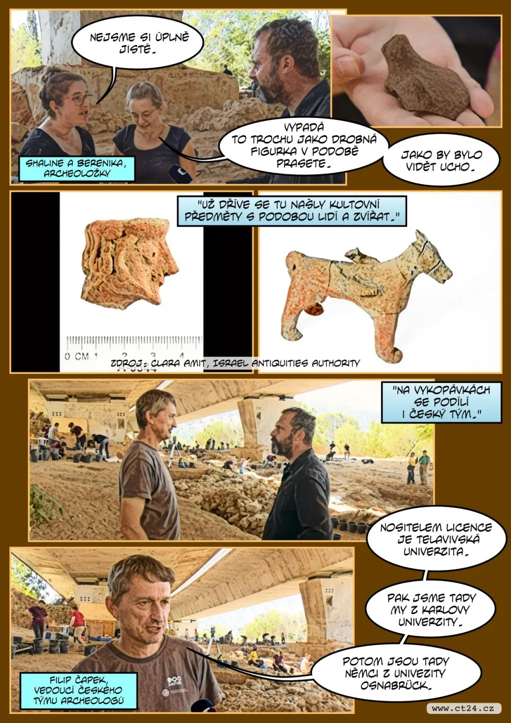 Češi pomáhají odkrývat chrám v Izraeli