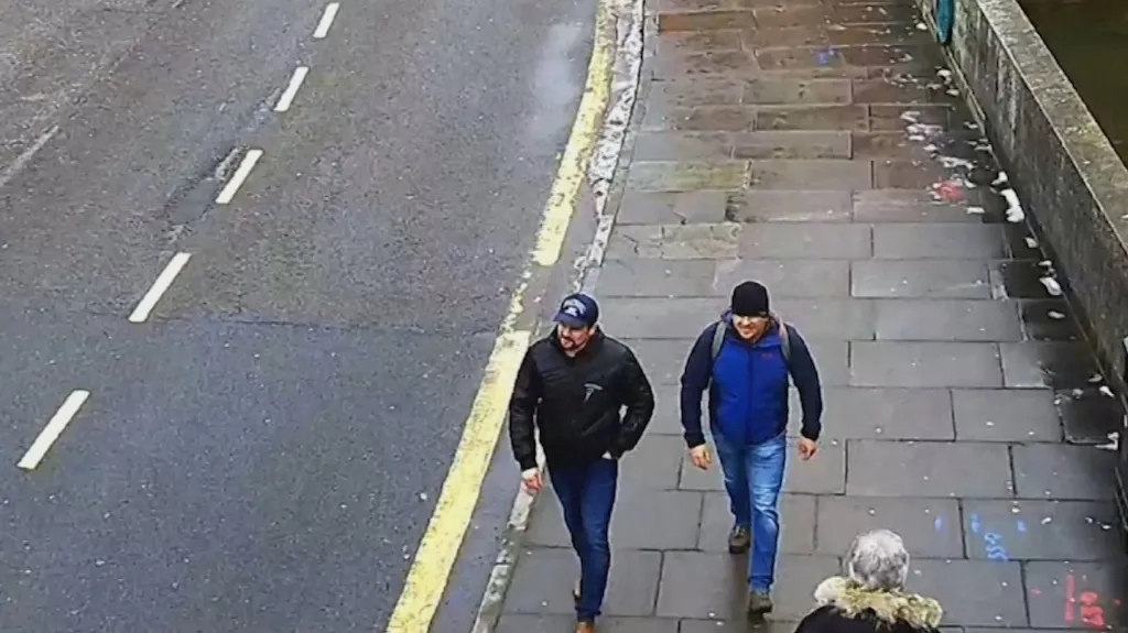 Ruští agenti Alexander Miškin a Anatolij Čepiga