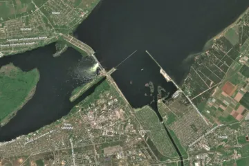 Kachovská přehrada má rozlohu dvou třetin Karlovarského kraje, je druhá největší na Dněpru