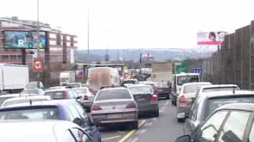 Kolona před nehodou