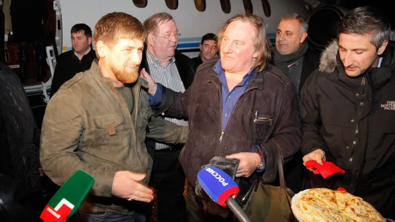 Ramzan Kadyrov a Gérard Depardieu