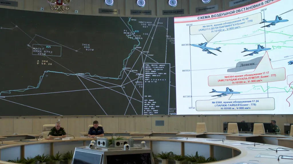 Moskva předložila důkazy o přítomnosti ukrajinské stíhačky u malajsijského boeingu