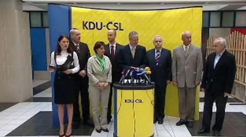 Brífink KDU-ČSL k rozpočtu a eurokomisaři