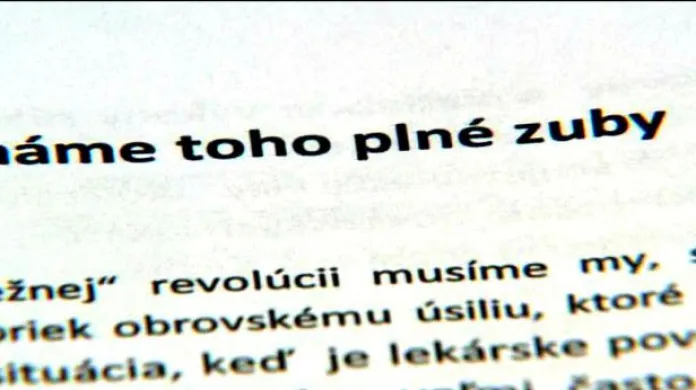 Slovenská vláda projedná postup kvůli nespokojeným lékařům