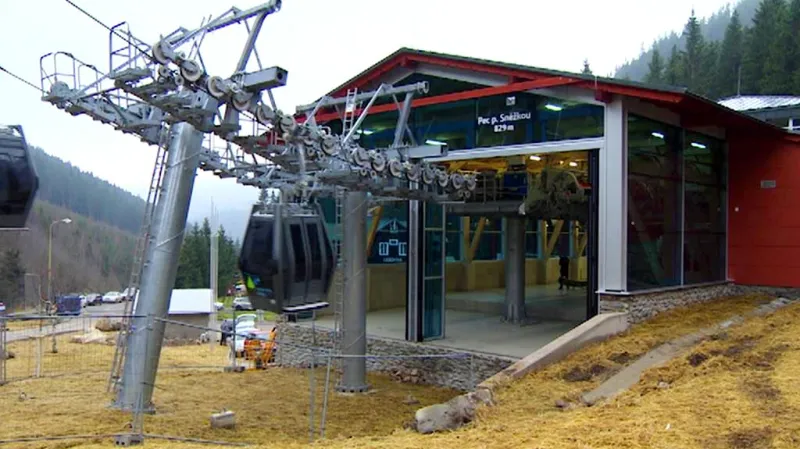 Dolní stanice lanovky na Sněžku