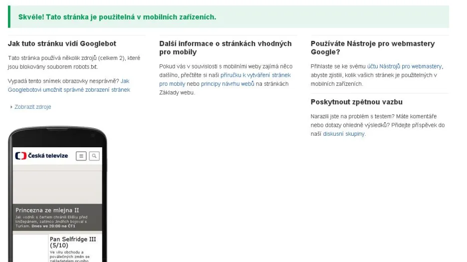 Google upřednostní ve vyhledávání mobilní weby