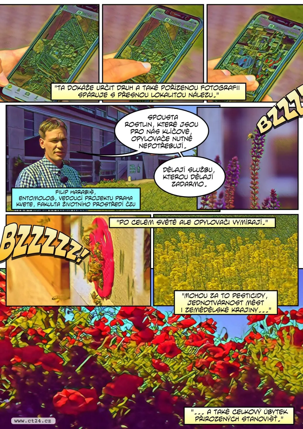 ČZU spustila projekt Praha kvete