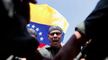 Venezuelští mariňáci na cvičení v Kaliningradu v roce 2019