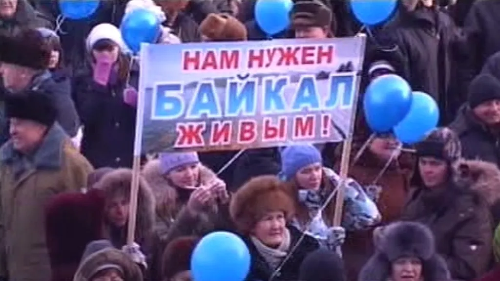 Demonstrace v Bajkalsku