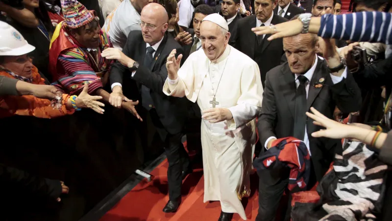 Papež František v Bolívii