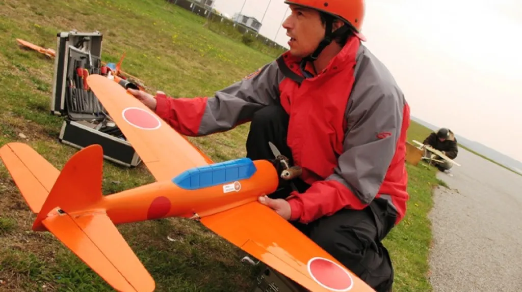 Richard Křížala a jeho Nakajima před startem