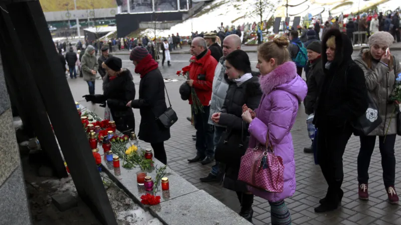 Pieta v centru Kyjeva