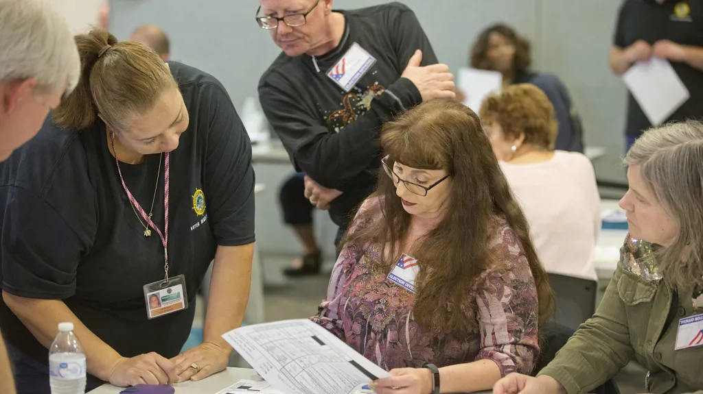 Sčítání hlasů ve Virginii