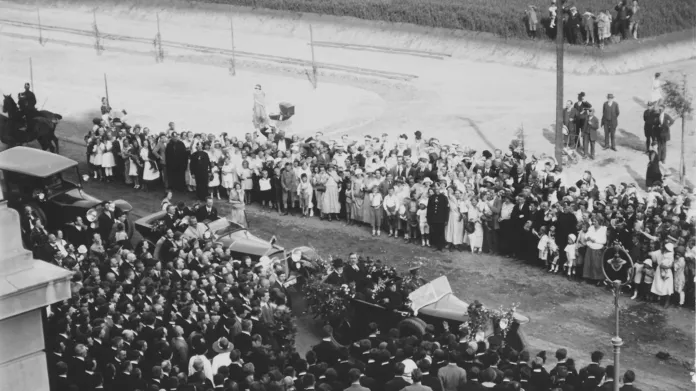 Návštěva T.G. Masaryka v roce 1924