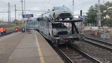 Vykolejení vlaku v Kolíně