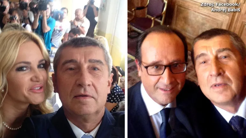 Selfies Andreje Babiše