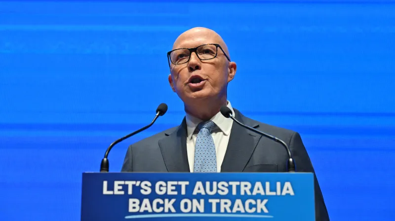 Lídr australské opozice Peter Dutton