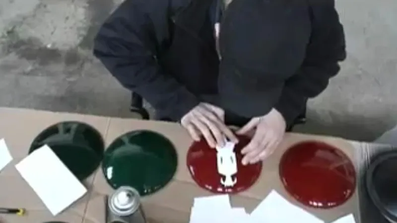 Tvorba falešných sklíček semaforů