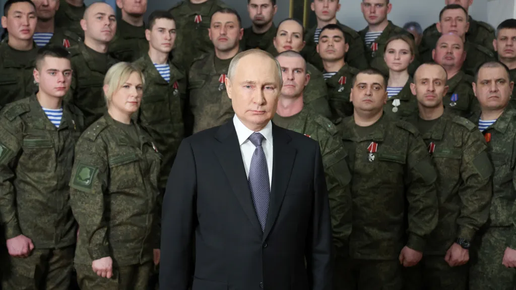 Novoroční projev ruského prezidenta Vladimira Putina z Rostova na Donu