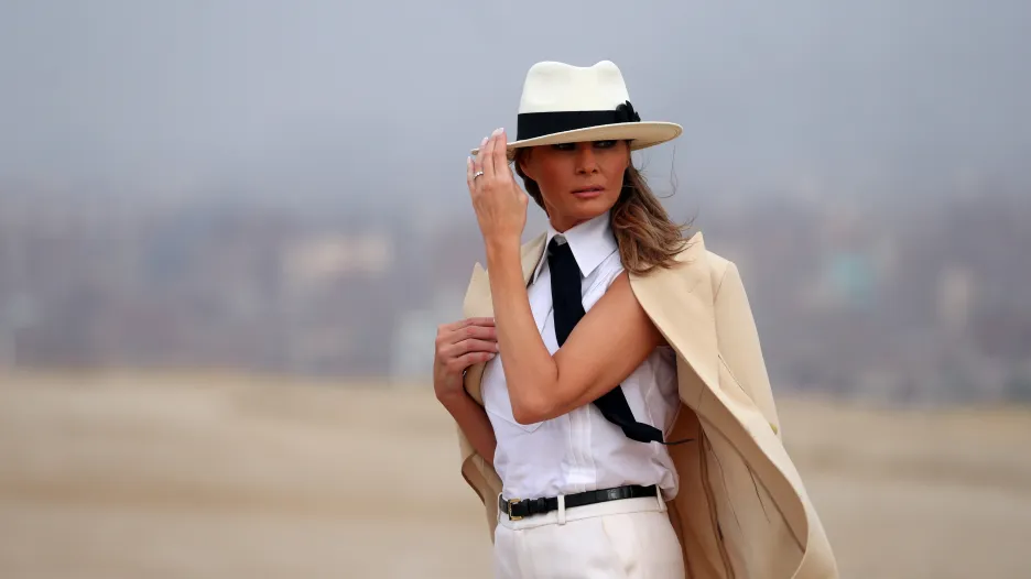 Melania Trumpová při návštěvě Egypta