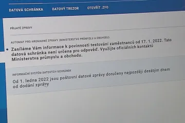 Nová pravidla pro datové schránky. Soukromé zprávy jsou po deseti dnech označené jako přečtené
