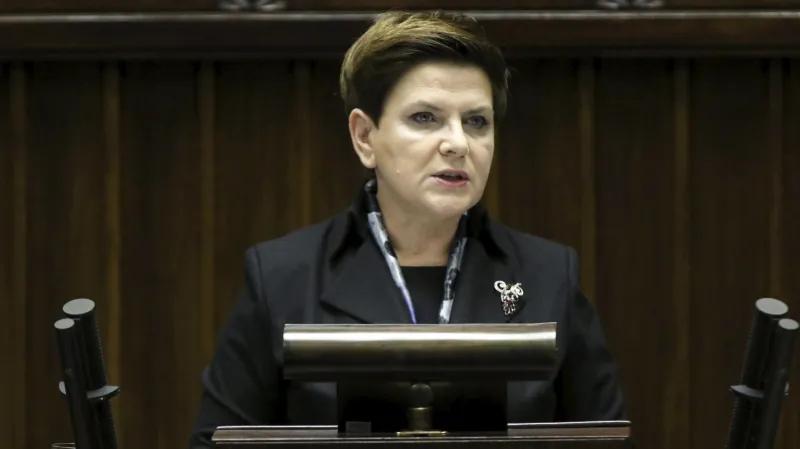 Polská premiérka Beata Szydlová
