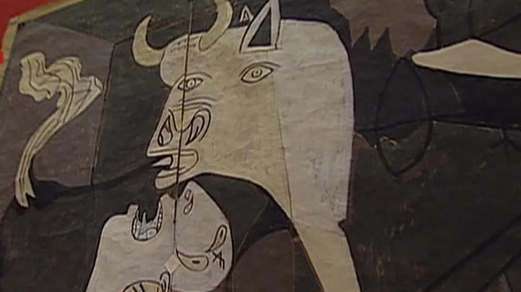 Quernica / přípravný karton - detail