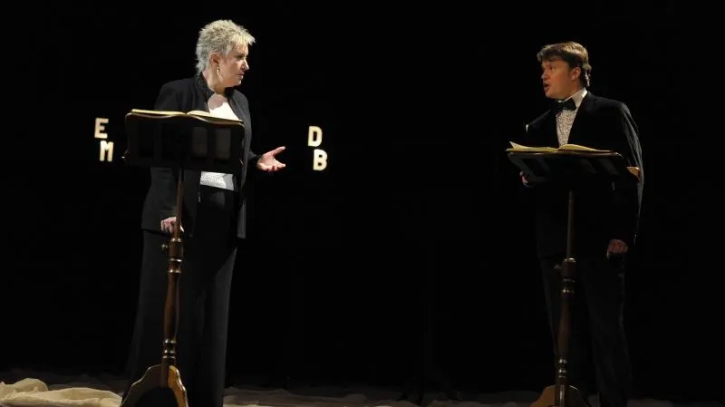 Věc Makropulov s koncertní úpravě v NDM / Eva Urbanová a Aleš Briscein