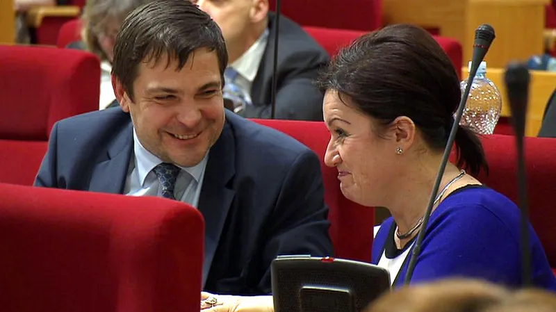 Karel Březina a Radmila Kleslová
