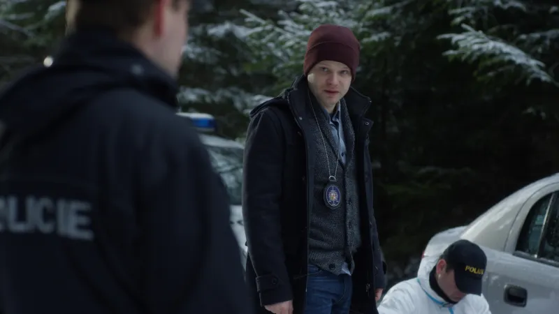 Kryštof Hádek při natáčení série Princip slasti