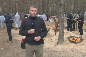Místo, kde se nedostává klidu ani mrtvým. V Izjumu pokračují exhumace obětí okupačních vojsk