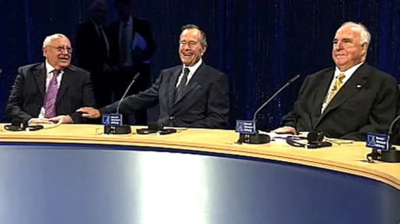 Kohl, Bush a Gorbačov