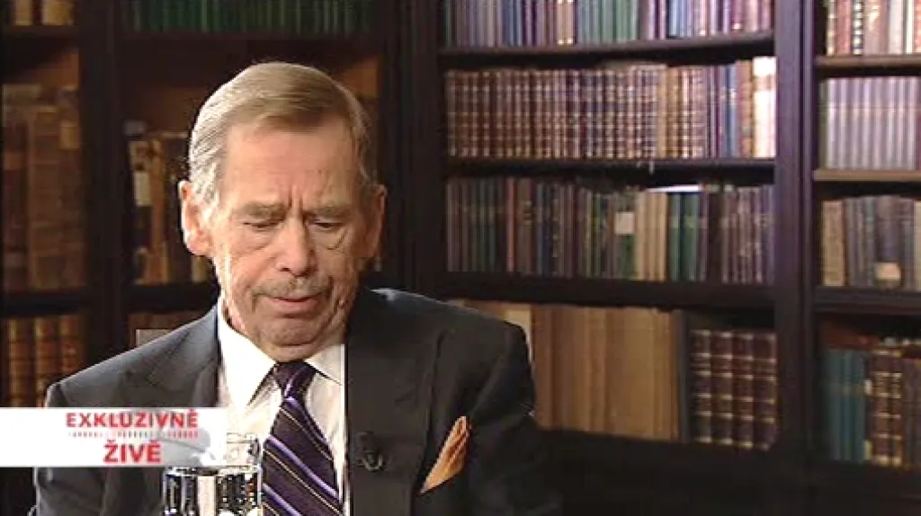 Václav Havel v exkluzivním rozhovoru pro ČT