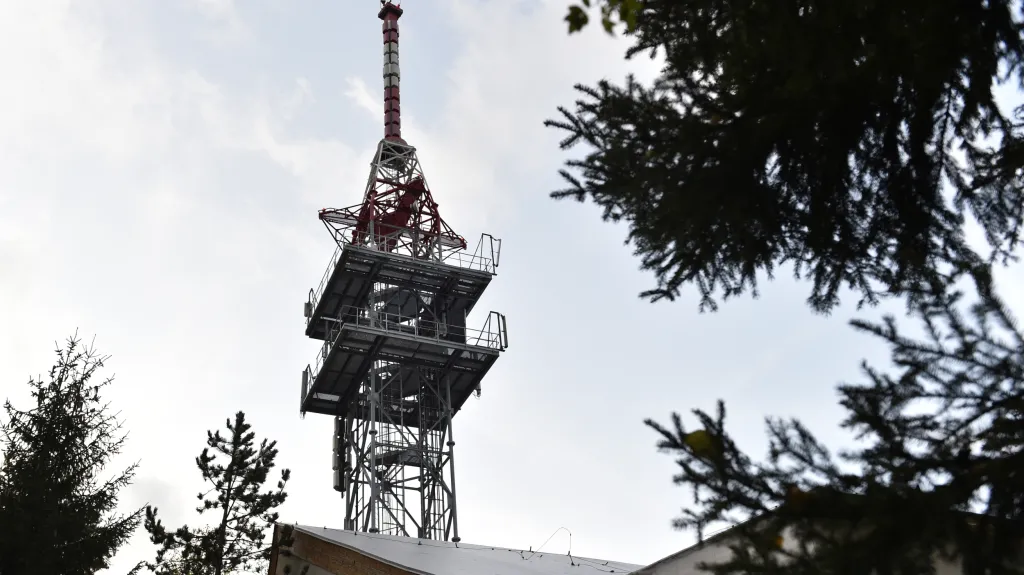 Televizní vysílač na Ploštinách u Valašských Klobouk na Zlínsku
