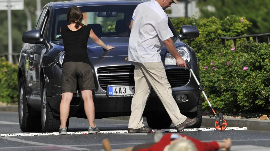 Rekonstrukce nehody Romana Janouška