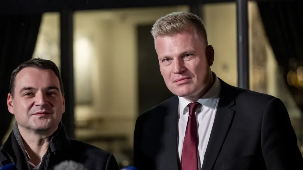 Filip Turek (na snímku vpravo) a Petr Macinka