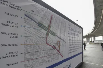 Začala stavba tramvajové tratě z Barrandova do Holyně