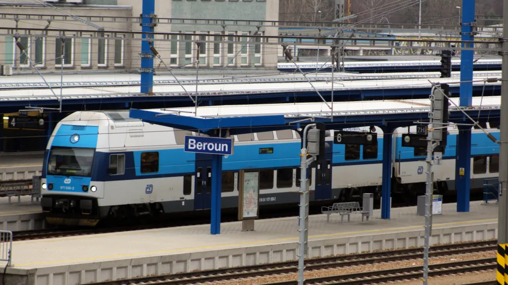Vlakové nádraží v Berouně