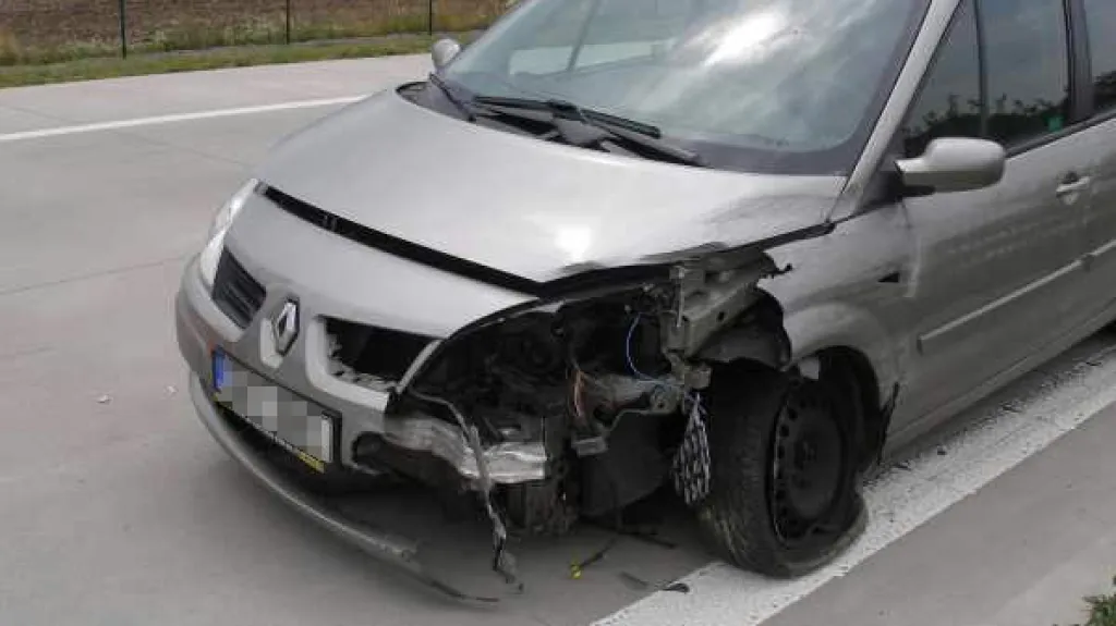 Auto po nehodě