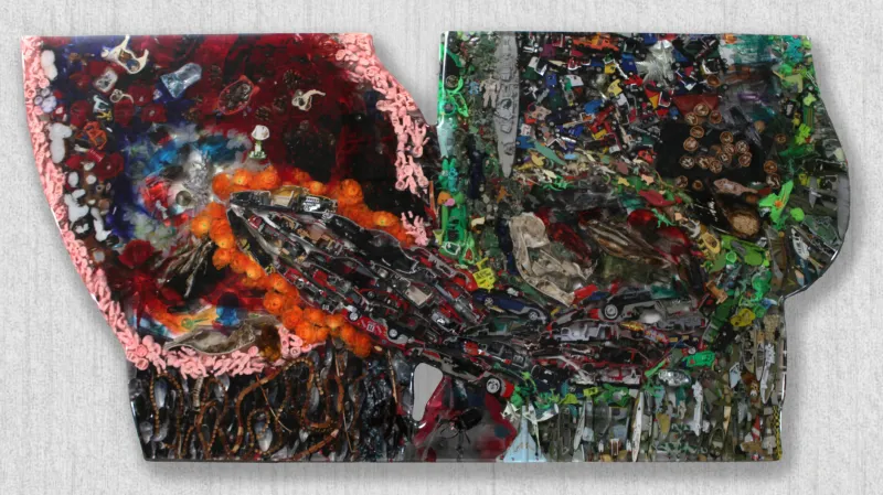 Z výstavy David Černý: Poslední práce