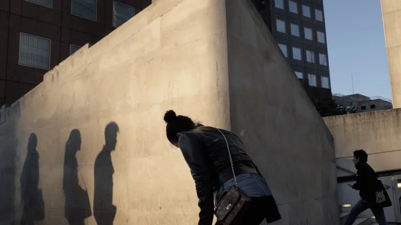 Fotografie z knihy Davida Gaberleho Metropolight. Londýn, Velká Británie