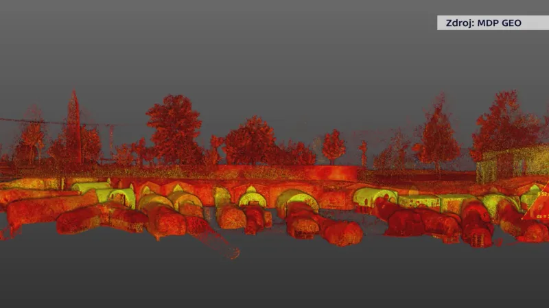 Zdigitalizovaná podoba sklepů ve Vrbici